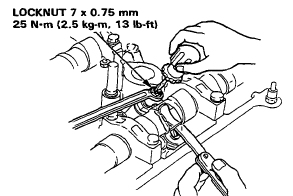 Valve Adjustment